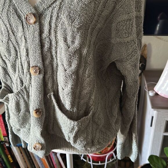 Jessica Simpson Size Medium Pistachio Green cardigan - Picture 3 of 7